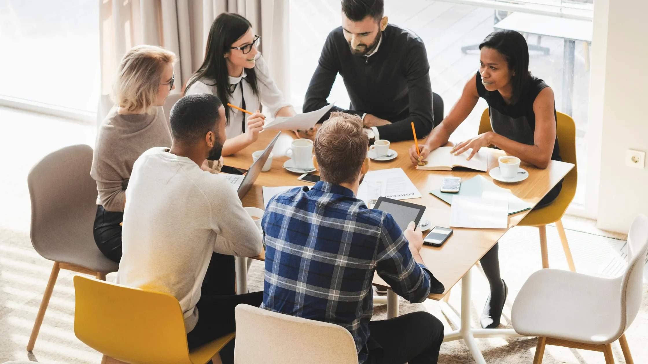 Team meeting discussion