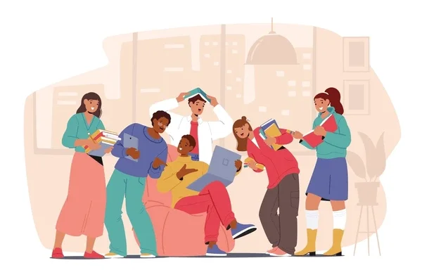 Continuous group learning illustrations